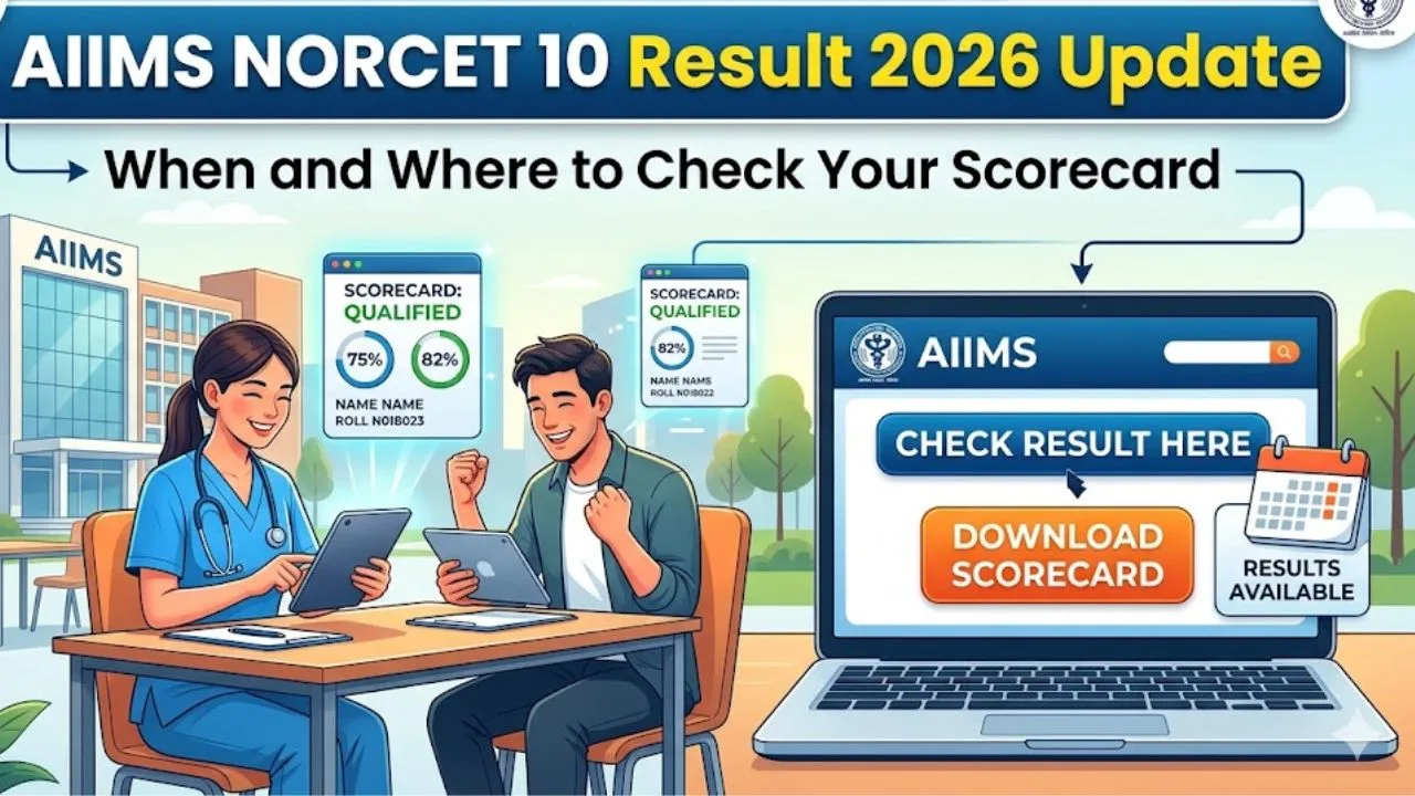 AIIMS NORCET 10 Result 2026 Update: When and Where to Check Your Scorecard
