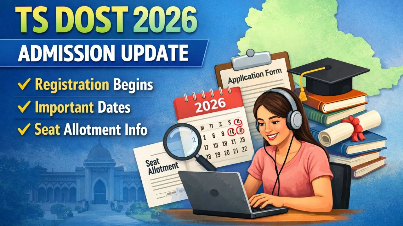 TS DOST 2026 Admission Update: Registration Begins, Important Dates & Seat Allotment Info